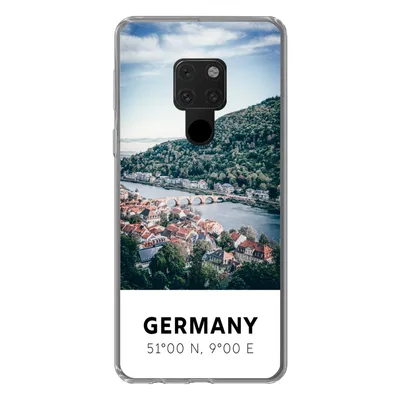 Produktbild von MuchoWow® Handyhülle Schutzhülle Hülle für Huawei P40 Lite Deutschland - Heidelberg - Sommer Silikon Softcase Handy Hülle - Handy