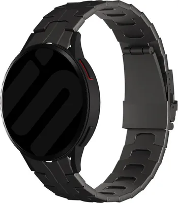 Produktbild von Strap-it Smartwatch-Armband – Titan „Iron“-Armband Samsung Galaxy Watch 7 (40 & 44 mm) / Watch 6 (Classic) / Galaxy Watch 5 (Pro) / Watch 4 (Classic) / Watch FE – Graphit
