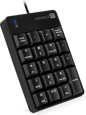 Produktbild von Connect IT CKB-0060-BK, Mini, Kabelgebunden, USB, Schwarz