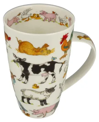 Produktbild von DUNOON Becher Henley Farmyards Frolics Bauernhof Tiere Porzellan Formano