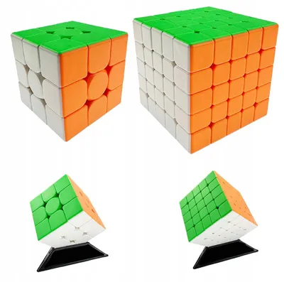 Produktbild von MoYu Set 3x3 5x5 Zauberwürfel Professionell + Ständer