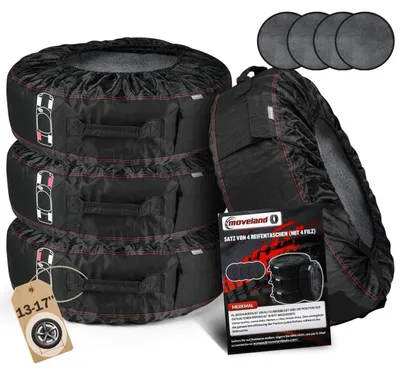 Produktbild von Reifentaschen 4er Set 13-17 Zoll wasserdicht staubdicht mit Filzschutz