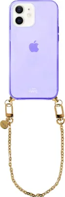 Produktbild von Dreamy Cord Hülle Purple - Short Cord  - Kompatibel mit iPhone 12