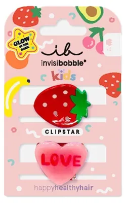 Zdjęcie produktu dla Spinki do włosów Clipstar Glow Frutti Strawberry 2 sztü ck