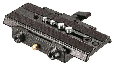 Produktbild von Manfrotto 357-1 Gleitplattenadapter Schwarz  Schwarz One Size