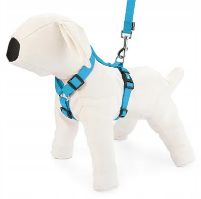 Produktbild von Happet Verstellbares Hundegeschirr XL Blau Nylon Leicht