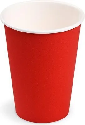 Produktbild von 500x Getränkebecher Party/Pappbecher rot 240ml Ø 74mm