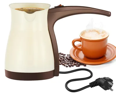Türkische Kaffeekanne 500 ml, Cezve, Edelstahl, elektrisch