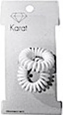 Produktbild von KARAT Haarspirale weiß 2 Stück