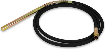 Image de EBERTH Bouteille vibrante, pièce de rechange pour vibreur de béton, diamètre 45mm, longueur 6m, raccordement au compresseur de béton, vibreur de bouteille renforcé en acier