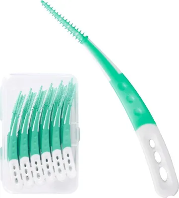 Image de Brosses interdentaires 60 pièces Brosses interstitielles Nettoyage des dents
