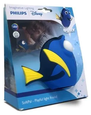 Productafbeelding van Philips Finding Dory, blauw, SoftPal – draagbaar lichtgevend speeltje, Batterijen