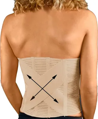 Obrázek produktu pro Zádový podpůrný pás Hydas: béžový, velikost 2 (do 125 cm).