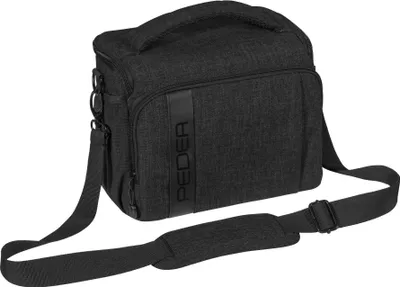 Zdjęcie produktu dla PEDEA 65065434 - Torba na ramię - Dowolna marka - Canon EOS R - M3 - M5 - M6 - M10 - M50 - M100 Canon EOS 5D - 5DS R - 5D Mark II - 5D Mark IV - 6D - 6D Mark... - Pasek na ramię - czarny (65065434)