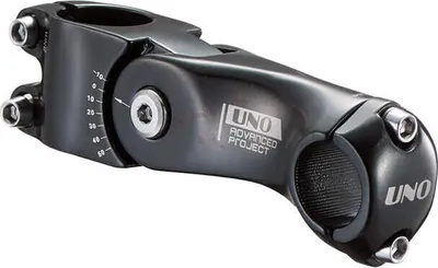 Zdjęcie produktu dla Wspornik kierownicy rowerowej UNO -10°/40° z regulacją - 110 mm czarny