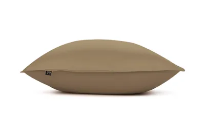 Productafbeelding van Zohome Real-Taupe, 2 kussenhoezen, satijn, 50x50 cm - Gemaakt van 100% katoensatijn