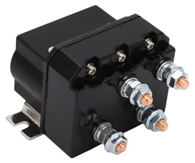 Image de Relais électrique pour treuil, 250 A, boîtier en ABS, contact en cuivre étanche, contacteur à bobine en laiton, 12 VCC
