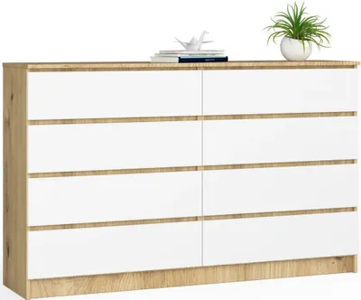 Immagine prodotto di Grande cassettiera SAVRILA - rovere artigianale / bianco