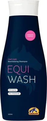 Produktbild von Cavalor Equi Wash mildes, hochkonzentriertes Pferdeshampoo für Tiefenreinigung 500ml