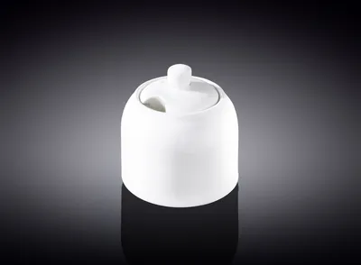 Zdjęcie produktu dla Cukiernica Wilmax 280 ml, biała porcelana WL-995017/1C