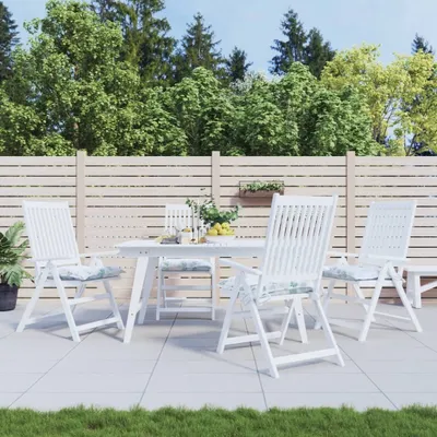 Productafbeelding van Living Store Zitkussens, 4 stuks, bladmotief, 50x50x7 cm, Oxford-stof