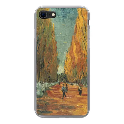 Produktbild von MuchoWow® Handyhülle Schutzhülle Hülle für iPhone SE 2022 Elysische Felder - Vincent van Gogh Silikon Softcase Handy Hülle - Schutzhülle