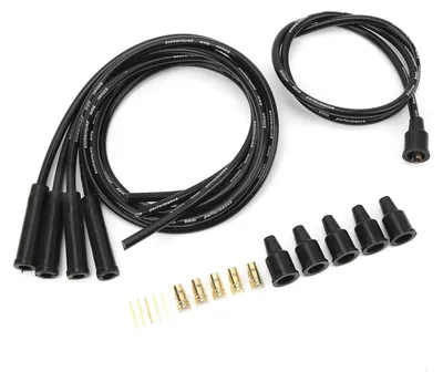 Immagine prodotto di Cavi candela di alta qualità - 4 cilindri - 8 mm - metallo/silicone - resistenti - controllo preciso dell'accensione - cavi di accensione