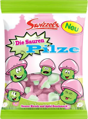 Produktbild von Swizzels Die sauren Pilze 100g