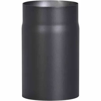 Image de FIREFIX R150/15 Tube de poêle 150 mm, Ø 150 mm, épaisseur de paroi 2 mm, noir (1 pièce)
