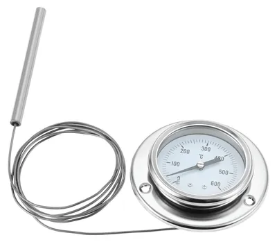 Oventhermometer mit Edelstahlsonde, 150 cm, 0-600 °C