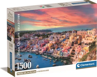 Image de CLE puzzle 1500 CompactPicturesqueProcidaIsl.31721