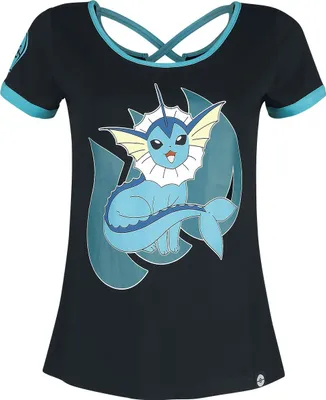 Produktbild von Pokémon T-Shirt Damen Aquana schwarz S