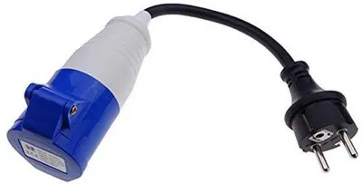 Productafbeelding van CEE adapter voor Schuko stekker - 230V 16A camper & camping
