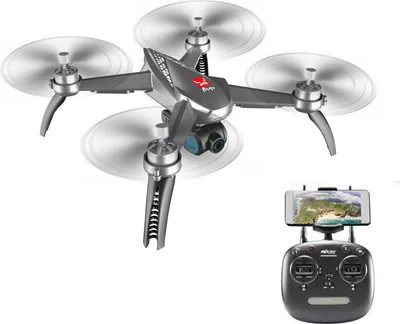 Immagine prodotto di MJX Bugs 5W - Motori senza fili, GPS, 1080P, telecamera WiFi, giroscopio a 6 assi, APP (grigio)