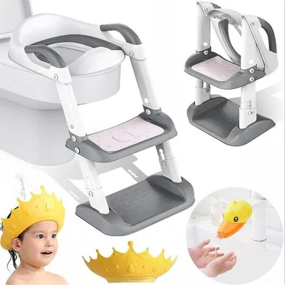 Immagine prodotto di WC per bambini con sedile antiscivolo e altezza regolabile