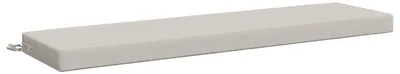 Productafbeelding van Bankkussen SOEST, 100% polyester, wit, 140 x 40 x 8 cm