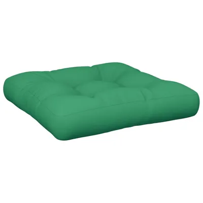 Image de Coussin de palette vert tissu