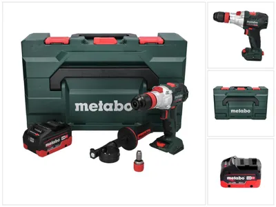 Image de Metabo SB 18 LTX BL Q I 18 V Perceuse-visseuse à percussion sans fil 130 Nm brushless + 1x Batterie 8,0 Ah + Coffret metaBOX - sans chargeur