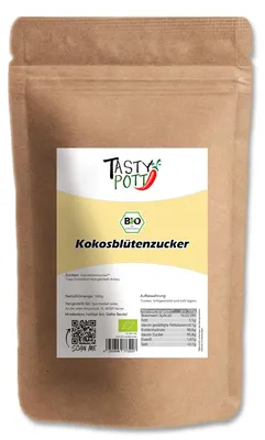 Produktbild von Tasty Pott  Kokosblütenzucker ab 1kg - 1 Beutel