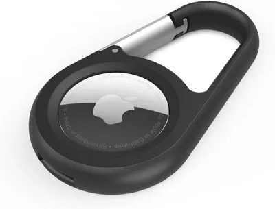 AirTag Halter mit Karabinerhaken - Schützender Halter ohne Markennamen