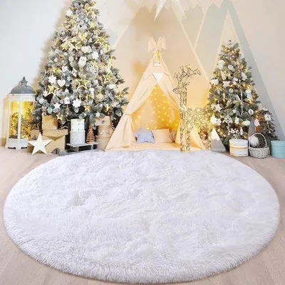 Imagen del producto de Ibenzoa® Alfombra suave y redonda, 150 x 150 cm – Microfibra de alta calidad, diseño batik, ideal para salones y dormitorios