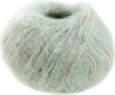 Produktbild von Lana Grossa - Natural Superkid Tweed 0617 graugrün