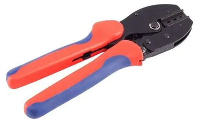 Immagine prodotto di Pinza crimpatrice PV4, per cavi da 2,5/4/6 mm², equivalente a 13-10 AWG, colore rosso