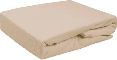 Zdjęcie produktu dla Prześcieradło frotte z gumką 160x200 018 beżowe Darymex