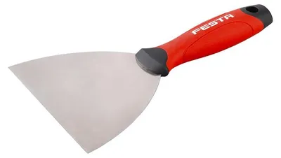 Obrázek produktu pro Špachtle nerez FESTA gumová ručka 120mm 31514