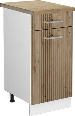 Zdjęcie produktu dla Szafka dolna do kuchni Vicco R-Line Dąb rzemieślniczy 40 cm , BP Dąb, Model 49059