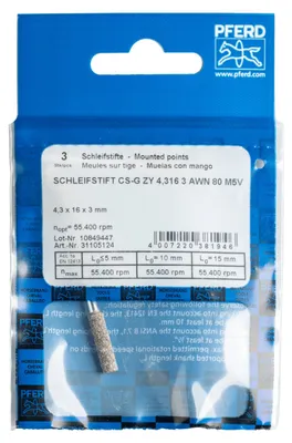 Produktbild von PFERD 31105124, 16 mm, 80 g, 3 Stück(e)