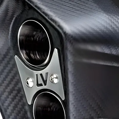 Produktbild von LeoVince LV-12 9789B Universal-Auspuff schwarz D. 75