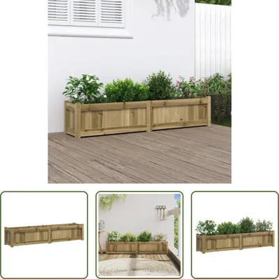Obrázok produktu pre The Living Store Kvetináč 150x31x31 cm Borovicové drevo Impregnované