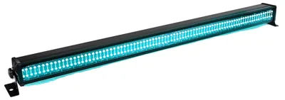 Obrázek produktu pro Jevištní světlomet, RGB a bílé LED diody, ovládání přes DMX, zástrčka EU